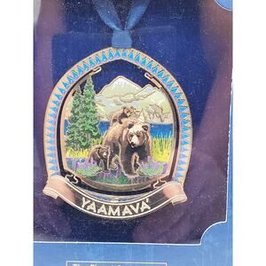 Ornament - Metal Bear with Cubs - Beacon Designs - Made in USA